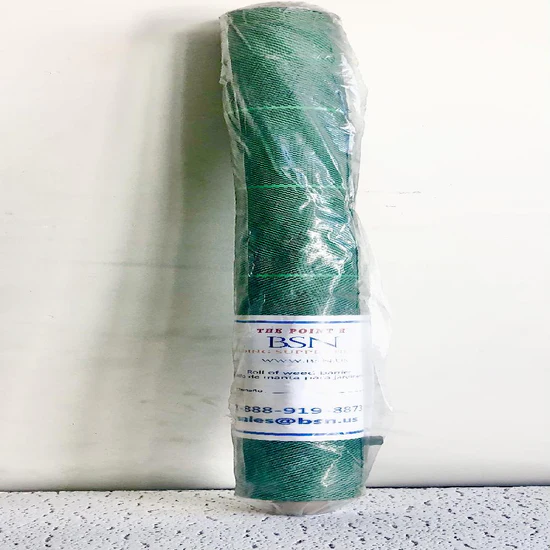 Roll of weed barrier for artificial grass installation